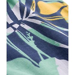 Pine Kids Looper Shorts with Tropical Theme Print - Multicolor