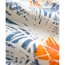 Pine Kids Looper Shorts With Leaf Print - Off White