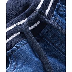 Pine Kids Denim Woven Full Length Washed Jeans - Blue