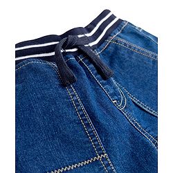 Pine Kids Denim Woven Full Length Washed Jeans - Blue