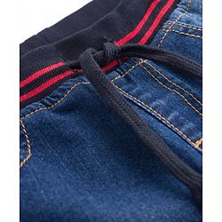 Pine Kids Denim Woven Washed Shorts - Blue