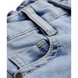 Pine Kids Cotton Woven Solid Shorts - Blue