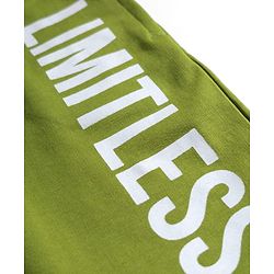 Pine Kids Looper Knit Shorts With Limitless Print - Green