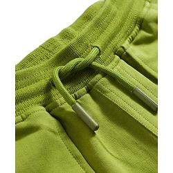 Pine Kids Looper Knit Short with Hawaii Print - Olive Green