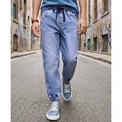 Pine Kids Denim Woven Full Length Jeans - Light Blue