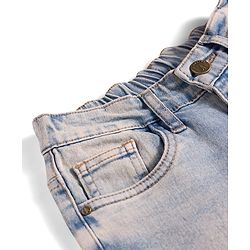 Pine Kids Denim Woven Full Length Solid Jeans - Light Blue