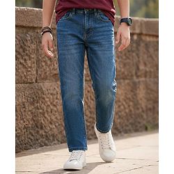 Pine Kids Denim Woven Full Length Jeans - Blue