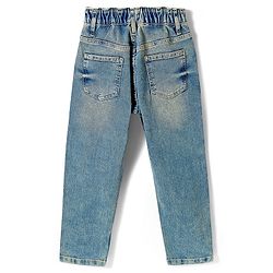 Pine Kids Denim Woven Full Length Tinted Jeans - Blue