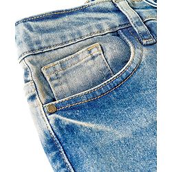 Pine Kids Denim Woven Full Length Tinted Jeans - Blue
