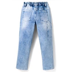 Pine Kids Full Length Washed Denim Jeans - Light Blue