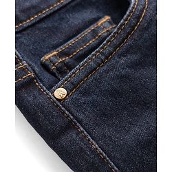 Pine Kids Denim Woven Full Length Washed Jeans -  Blue