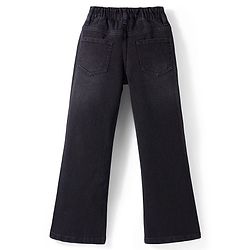 Pine Kids Denim Woven Full Length Full Length Boot Cut  Jeans - Black
