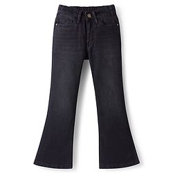 Pine Kids Denim Woven Full Length Full Length Boot Cut  Jeans - Black