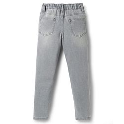 Pine Kids Denim Woven Full Length Washed Jeans - Grey