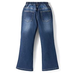 Pine Kids Woven Full Length Solid Denim Jeans - Navy Blue