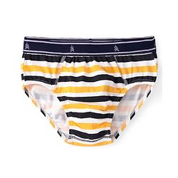 Pine Kids Cotton Elastane Knit Briefs Stripes Pack of 3 (Color May Vary)