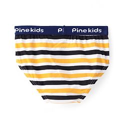 Pine Kids Cotton Elastane Knit Briefs Stripes Pack of 3 (Color May Vary)