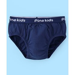 Pine Kids Cotton Elastane Knit Briefs Pack of 3 (Color May Vary)