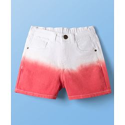 Pine Kids Woven Ombre Effect Shorts - Pink