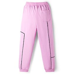 Pine Kids Knit Full Length Lounge Pant With Text Print - Purple