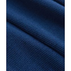 Pine Kids Cotton Lycra Knit Full Length Solid Bootcut Leggings - Navy Blue