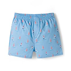 Pine Kids Cambric Woven Boxers With Nautical Theme Print Pack Of 2 - Colour May Vary