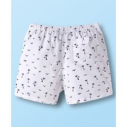 Pine Kids Cambric Woven Boxers With Tropical Theme Print Pack Of 2 - Colour May Vary