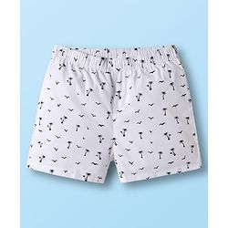 Pine Kids Cambric Woven Boxers With Tropical Theme Print Pack Of 2 - Colour May Vary