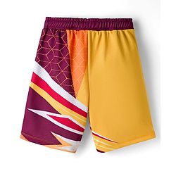 Pine Active Knit Sleeveless Printed T-Shirt & Shorts Set - Yellow