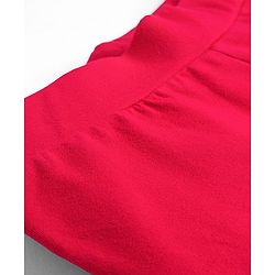 Pine Kids Cotton Lycra Knit Full Length Solid Leggings Pack of 2 - Navy Blue & Red