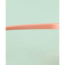 Pine Kids Round Frame Printed Sunglasses - Peach