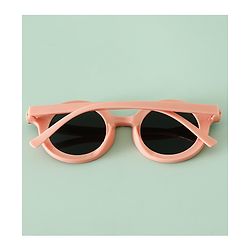 Pine Kids Round Frame Printed Sunglasses - Peach