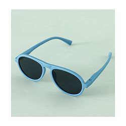 Pine Kids Solid Round Frame Sunglasses - Blue