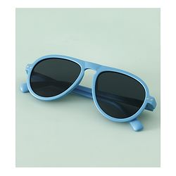 Pine Kids Solid Round Frame Sunglasses - Blue
