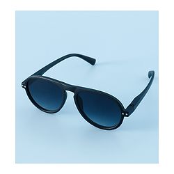 Pine Kids Solid Round Frame Sunglasses - Blue