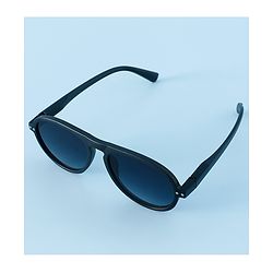 Pine Kids Solid Round Frame Sunglasses - Blue