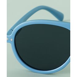 Pine Kids Solid Round Frame Sunglasses - Blue