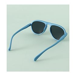 Pine Kids Solid Round Frame Sunglasses - Blue