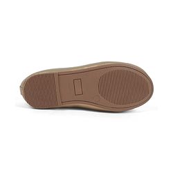 Pine Kids Slip On Closed Toe Ballerina with Bow Applique - Gold