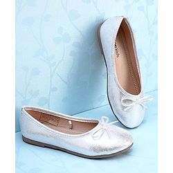 Pine Kids Slip On Solid Color Closed Toe Ballerina - Gold