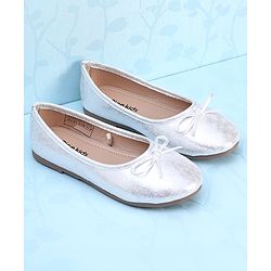 Pine Kids Slip On Solid Color Closed Toe Ballerina - Gold