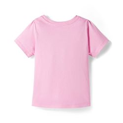 Pine Kids Cotton Knit Half Sleeves Night Suit With Text Print - Pink & Light Blue