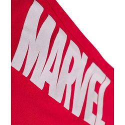 Pine Kids Marvel Terry Knit Full Length Lounge Pant with Marvel Graphic & Tape Detailing - Red