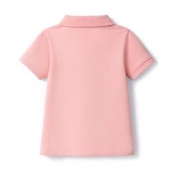 Pine Kids Cotton Knit Polo Neck T-Shirt - Black