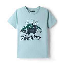 Pine Kids Cotton Knit Half Sleeves Printed T-Shirts Pack of 5 - Multicolor