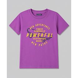 Pine Kids Cotton Knit T-Shirts Short Sleeves Round Neck Graphic Multi Colors 5-6 Years Pack of 5
