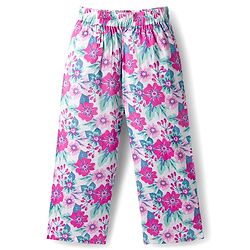 Pine Kids Woven Sleeveless Co-ords Top & Pant Set with Floral Print - Multicolor