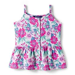 Pine Kids Woven Sleeveless Co-ords Top & Pant Set with Floral Print - Multicolor