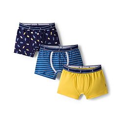 Pine Kids Cotton Elastane Knit Trunks Pack of 3 (Color May Vary)