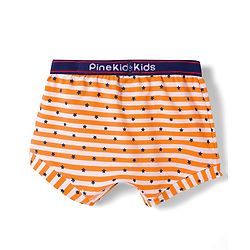 Pine Kids Cotton Elastane Polka Dots Printed & Striped Trunks Pack Of 3 - ( Colour May Vary )